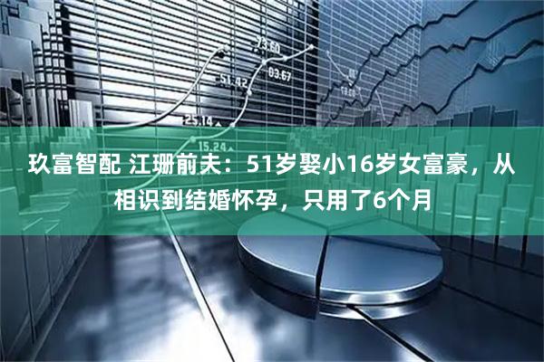 玖富智配 江珊前夫：51岁娶小16岁女富豪，从相识到结婚怀孕，只用了6个月